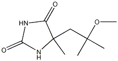 5-(2-methoxy-2-methylpropyl)-5-methylimidazolidine-2,4-dione 구조식 이미지