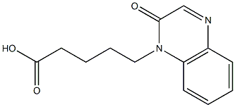 5-(2-oxo-1,2-dihydroquinoxalin-1-yl)pentanoic acid Structure