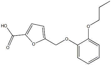 5-(2-propoxyphenoxymethyl)furan-2-carboxylic acid Structure