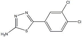 5-(3,4-dichlorophenyl)-1,3,4-thiadiazol-2-amine 구조식 이미지