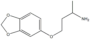 5-(3-aminobutoxy)-2H-1,3-benzodioxole 구조식 이미지