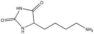 5-(4-aminobutyl)imidazolidine-2,4-dione Structure