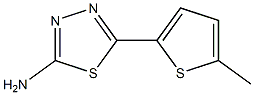 5-(5-methylthiophen-2-yl)-1,3,4-thiadiazol-2-amine Structure