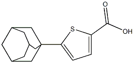 5-(adamantan-1-yl)thiophene-2-carboxylic acid Structure