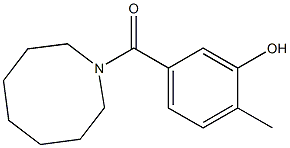 5-(azocan-1-ylcarbonyl)-2-methylphenol 구조식 이미지