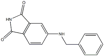 5-(benzylamino)-2,3-dihydro-1H-isoindole-1,3-dione 구조식 이미지