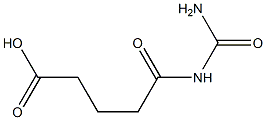 5-(carbamoylamino)-5-oxopentanoic acid 구조식 이미지