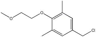 5-(chloromethyl)-2-(2-methoxyethoxy)-1,3-dimethylbenzene Structure