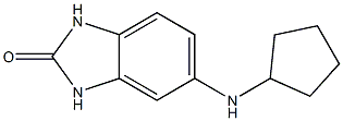 5-(cyclopentylamino)-2,3-dihydro-1H-1,3-benzodiazol-2-one Structure