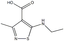 5-(ethylamino)-3-methylisothiazole-4-carboxylic acid 구조식 이미지