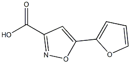 5-(furan-2-yl)-1,2-oxazole-3-carboxylic acid 구조식 이미지