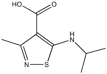 5-(isopropylamino)-3-methylisothiazole-4-carboxylic acid 구조식 이미지