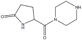 5-(piperazin-1-ylcarbonyl)pyrrolidin-2-one Structure