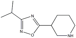 5-(piperidin-3-yl)-3-(propan-2-yl)-1,2,4-oxadiazole Structure