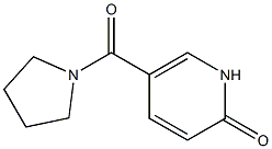 5-(pyrrolidin-1-ylcarbonyl)-1,2-dihydropyridin-2-one 구조식 이미지