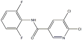 5,6-dichloro-N-(2,6-difluorophenyl)pyridine-3-carboxamide Structure