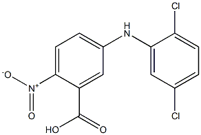 5-[(2,5-dichlorophenyl)amino]-2-nitrobenzoic acid Structure