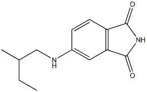 5-[(2-methylbutyl)amino]-2,3-dihydro-1H-isoindole-1,3-dione 구조식 이미지