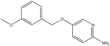 5-[(3-methoxyphenyl)methoxy]pyridin-2-amine Structure