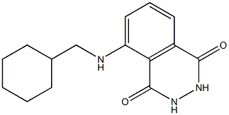 5-[(cyclohexylmethyl)amino]-1,2,3,4-tetrahydrophthalazine-1,4-dione 구조식 이미지