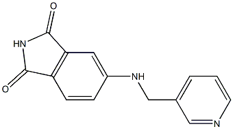 5-[(pyridin-3-ylmethyl)amino]-2,3-dihydro-1H-isoindole-1,3-dione Structure