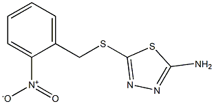 5-{[(2-nitrophenyl)methyl]sulfanyl}-1,3,4-thiadiazol-2-amine Structure