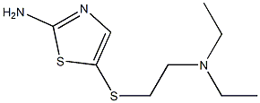 5-{[2-(diethylamino)ethyl]thio}-1,3-thiazol-2-amine Structure