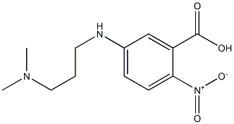 5-{[3-(dimethylamino)propyl]amino}-2-nitrobenzoic acid Structure