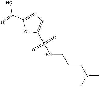 5-{[3-(dimethylamino)propyl]sulfamoyl}furan-2-carboxylic acid Structure