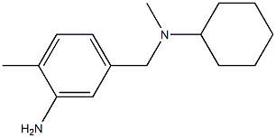 5-{[cyclohexyl(methyl)amino]methyl}-2-methylaniline 구조식 이미지