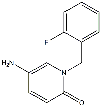 5-amino-1-[(2-fluorophenyl)methyl]-1,2-dihydropyridin-2-one 구조식 이미지