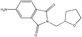 5-amino-2-(oxolan-2-ylmethyl)-2,3-dihydro-1H-isoindole-1,3-dione 구조식 이미지