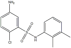 5-amino-2-chloro-N-(2,3-dimethylphenyl)benzene-1-sulfonamide 구조식 이미지