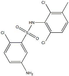 5-amino-2-chloro-N-(2,6-dichloro-3-methylphenyl)benzene-1-sulfonamide 구조식 이미지