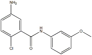 5-amino-2-chloro-N-(3-methoxyphenyl)benzamide Structure