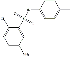 5-amino-2-chloro-N-(4-methylphenyl)benzene-1-sulfonamide 구조식 이미지