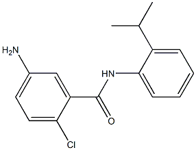 5-amino-2-chloro-N-[2-(propan-2-yl)phenyl]benzamide Structure