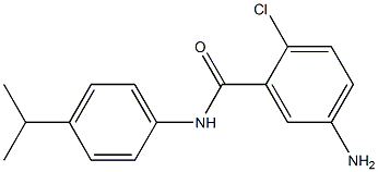 5-amino-2-chloro-N-[4-(propan-2-yl)phenyl]benzamide 구조식 이미지