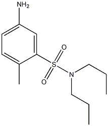 5-amino-2-methyl-N,N-dipropylbenzene-1-sulfonamide 구조식 이미지