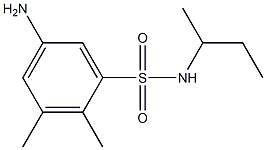 5-amino-N-(butan-2-yl)-2,3-dimethylbenzene-1-sulfonamide Structure