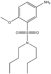 5-amino-N,N-dibutyl-2-methoxybenzene-1-sulfonamide 구조식 이미지