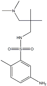 5-amino-N-{2-[(dimethylamino)methyl]-2-methylpropyl}-2-methylbenzene-1-sulfonamide 구조식 이미지