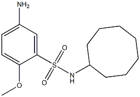 5-amino-N-cyclooctyl-2-methoxybenzene-1-sulfonamide 구조식 이미지
