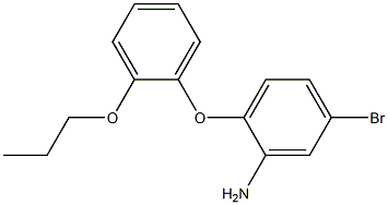 5-bromo-2-(2-propoxyphenoxy)aniline 구조식 이미지