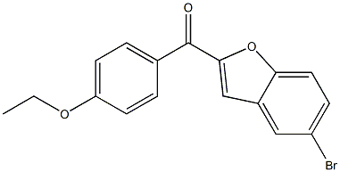 5-bromo-2-[(4-ethoxyphenyl)carbonyl]-1-benzofuran Structure