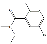 5-bromo-2-fluoro-N-isopropyl-N-methylbenzamide 구조식 이미지