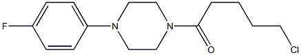 5-chloro-1-[4-(4-fluorophenyl)piperazin-1-yl]pentan-1-one Structure