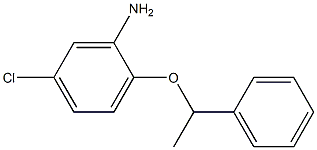 5-chloro-2-(1-phenylethoxy)aniline Structure