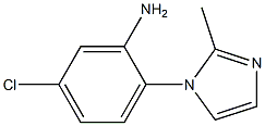 5-chloro-2-(2-methyl-1H-imidazol-1-yl)aniline Structure