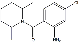 5-chloro-2-[(2,6-dimethylpiperidin-1-yl)carbonyl]aniline Structure